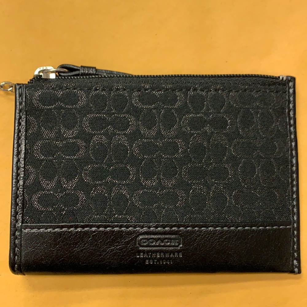 Coach Credit Card Coin Purse.